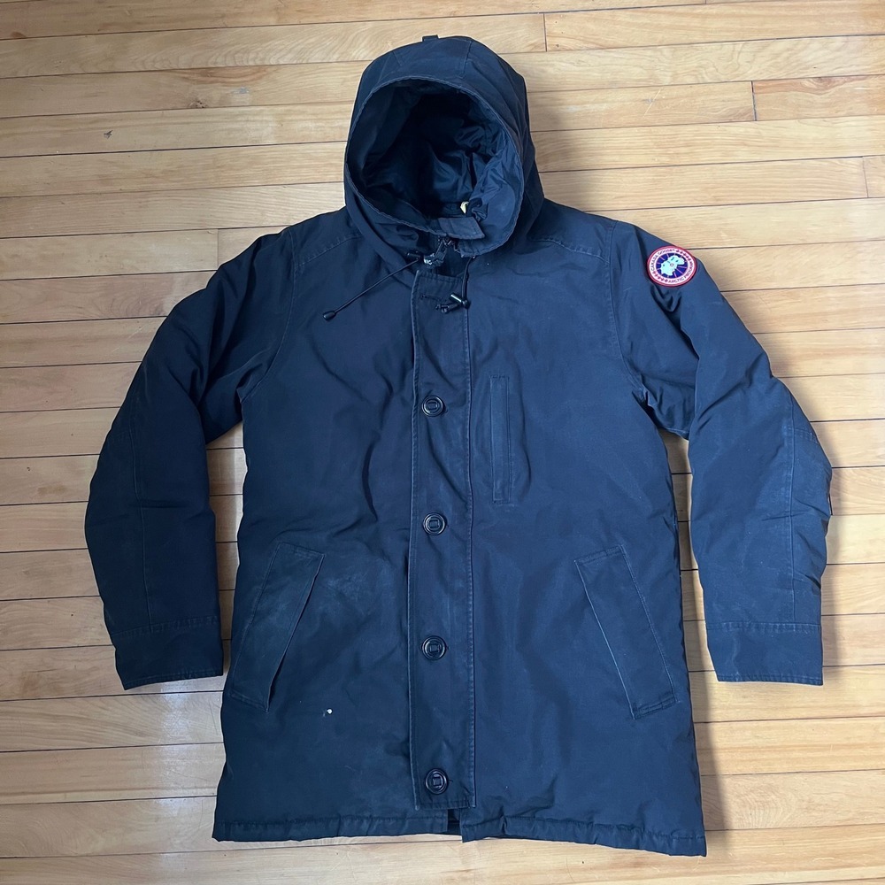 Canada Goose Chateau Parka Mens Large Black Down Winter Jacket 3426MNF